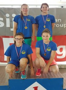Štafeta 4x50 m prosto.