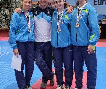 celjski del ekipe, maša, uroš, larisa, tina
